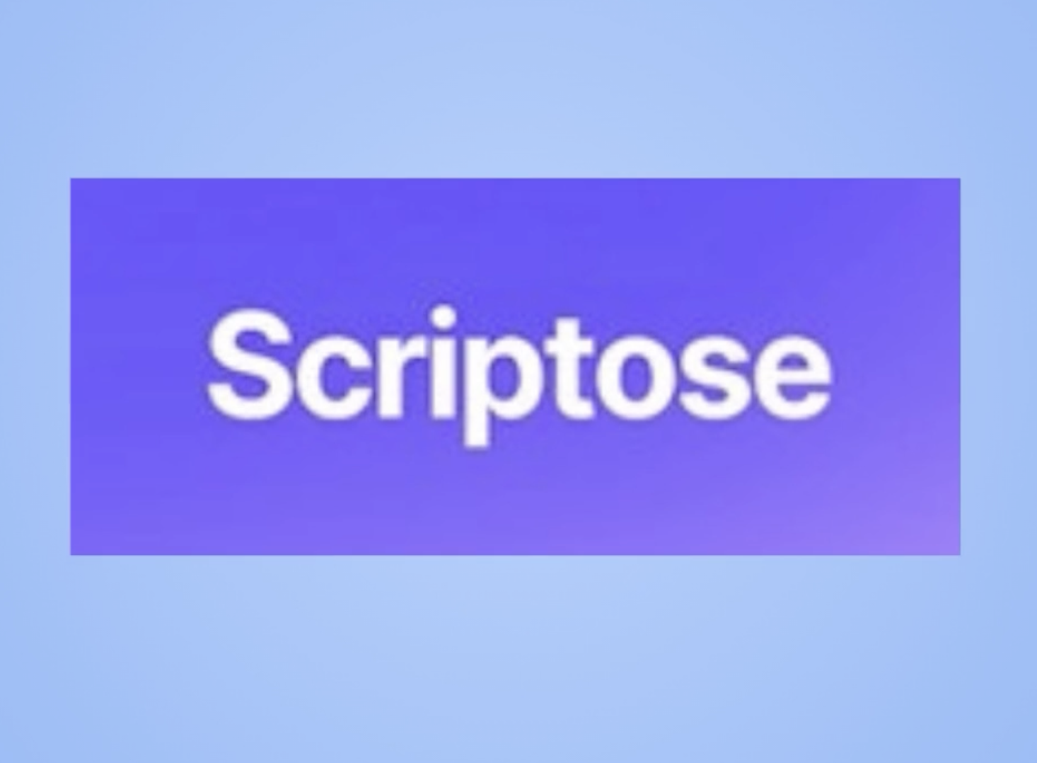 Scriptose
